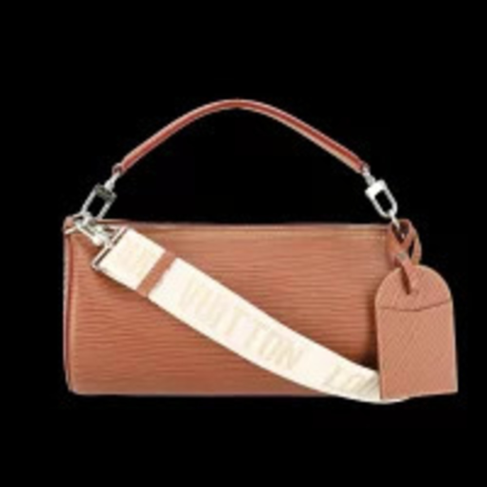 Louis Vuitton Soft Polochon shoulder bag Epi leather Brown